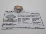 3.10 Diamond 14k White Gold 14k 7.1 Grams Ring Size 6 Sd0425orzxsa