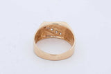 0.25cttw Diamond Ring In 14k Yellow Gold 7.4 Grams Size 10 Eb0926rxzde