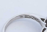 0.14cttw Diamond Ring In 14k White Gold 4.6 Grams Size 7 Eb0526worde