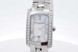Baume & Mercier Hampton Milleis Quartz 22mm Diamond Bezel Watch Eb0826wxzsa