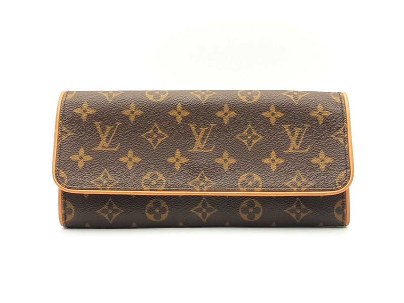 Louis Vuitton Twin Pochette Lv Monogram Coated Canvas Shoulder Bag Fw0125ixzsa