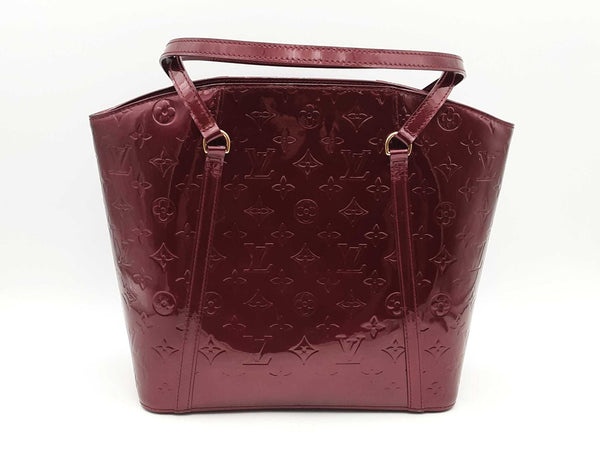 Louis Vuitton Vernis Avalon Mm Burgundy Shoulder Bag Sd0825pzxsa