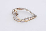 10k Yellow Gold Diamond Heart Pendant 3 Grams Eb0926lirsa
