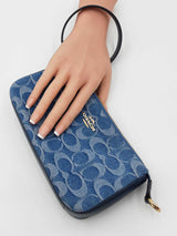 Coach Nolita 19 Handbag In Signature Indigo Denim Jacquard Fw0726ordu