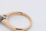 0.75ctw Diamond Ring In 14k Yellow Gold 4.6 Grams Size 7 Eb0425lxxzsa