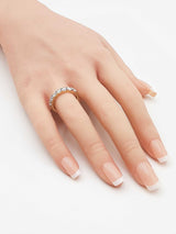 1.37 Cttw Lab-grown Diamond & 14k Gold Wedding Ring 2.1g Size 6.75 Fw0326rxzdu