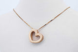 14k Yellow Gold Box Chain & Heart Pendant 2.8 Grams 18 Inch Eb0526lcrde