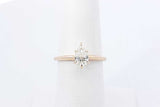 0.75ctw Pear Shape Diamond Ring In 14k Yellow Gold 2.7 Grams Size 6 Eb1125cxzdu