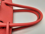 Hermes Birkin 30 Rose Jaipur Red Togo Palladium Handbag Do0724srxzde