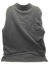 Fendi Black Cotton Zip Up Jacket Size Italian Xxxl Do0925lxzde