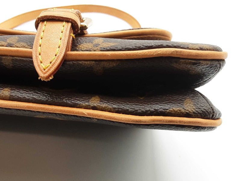 Louis Vuitton Marelle Brown Monogram Coated Canvas Shoulder Bag Do0425lolrde