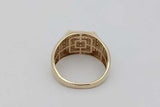 0.93cttw Diamond Ring In 10k Yellow Gold 5.5 Grams Size 11.5 Eb0926pxzsa