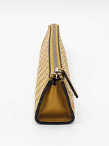 Gucci Microguccissima Pencil Pouch In Lime Yellow Leather Fw1026rzdu