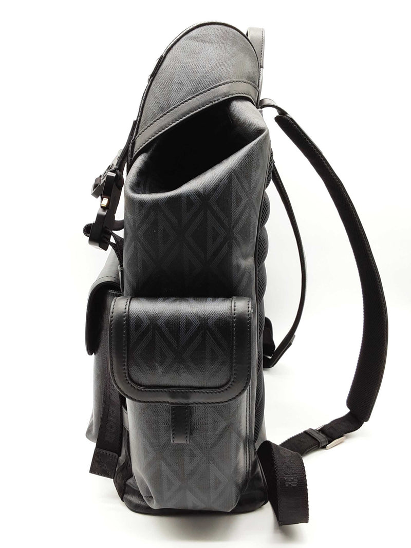 Christian Dior Hit The Road Cd Diamond Black Backpack Do0724lxxzde