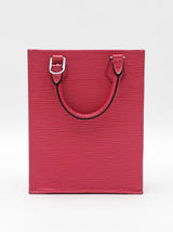 Louis Vuitton Petit Sac Plat In Rose Pondicherry Epi Leather Fw0726rzxdu