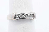 0.25ctw Diamond Ring In 14k White Gold 3.6 Grams Size 6.5 Eb0624lrxsa