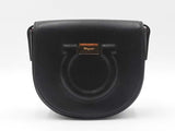 Salvatore Ferragamo Gancini City Crossbody Bag In Black Leather Fw0526lixdu