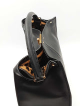 Fendi Peakaboo Black Leather Top Handle Bag Eb0926lwxzde