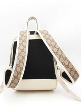 Gucci Gg Supreme Monogram Canvas Ophida Web Backpack Eb1124prxsa