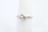 Approx. 0.45ctw Diamond Ring In 14k White Gold 1.9 Grams Size 6 Eb0924lcxdu