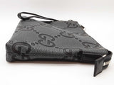 Gucci Jumbo Medium Gg Charcoal Gray Messenger Crossbody Bag Sd1025lozxde