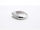 2.13 Cttw Diamond & 14k Gold Cluster Ring 5.7 Grams Size 7.25 Fw0925lprxdu
