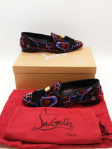 Christian Louboutin Stamboul Velvet Tassel Loafers Size 43 Eb0326rxzde