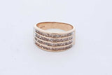 0.48cttw Diamond Ring In 10k Yellow Gold 3.9 Grams Size 6.5 Eb0926lexde
