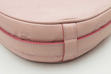 Mcm Aren Crescent Pink Leather Hobo Shoulder Bag Eb0826pxzsa