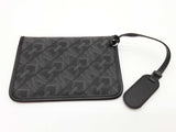 Michael Kors Black Logo Coated Canvas Flat Pouch Do0926orde
