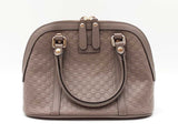 Gucci Mini Dome Bag In Grey Microguccissima Embossed Leather Fw0726wxzdu