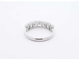 2.19 Cttw Lab-grown Diamond & 14k White Gold Ring 2.2 Grams Size 7 Fw0425crxdu