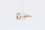 2.0cttw Lab Grown Diamond Stud Screwback Earrings 14k Yellow Gold 1.2g Eb326wcrsa