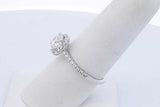 1.32cttw First Light Diamond Ring In 14k White Gold 3 Grams Size 7 Eb0426oxxzde