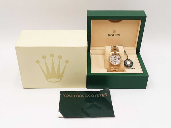 Rolex Oyster Presidential Day-date 18k Yellow Gold 36mm Watch 130.5 Grams Fw0425loxzxdu
