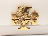 Tory Burch Elanor Lunar New Year Pink Crystal Dragon Shoulder Bag Do1225lorde
