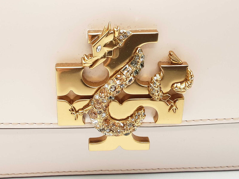Tory Burch Elanor Lunar New Year Pink Crystal Dragon Shoulder Bag Do1225lorde