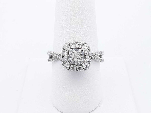 Neil Lane 1.7 Cttw Diamond & 14k White Gold Ring 4.7 Grams Size 8 Fw0425lrzxdu