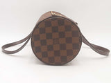 Louis Vuitton Damier Ebene Papillon 28 Brown Handbag Aa0126wrzsa