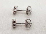 0.45 Cttw Lab Grown Diamonds 0.925 Silver 3.7g Clover Ensemble Do0525rcde