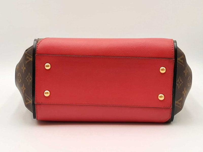 Louis Vuitton Kimono Tote Bag In Monogram Canvas & Cerise Leather Fw0625rzxdu