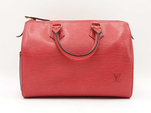 Louis Vuitton Speedy 30 Bag In Red Epi Leather Fw0825ixzdu