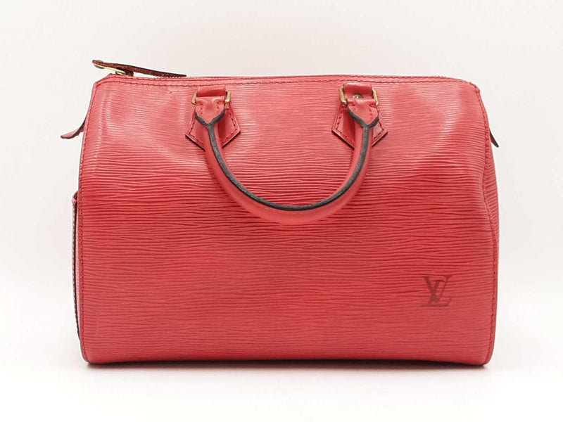 Louis Vuitton Speedy 30 Bag In Red Epi Leather Fw0825ixzdu