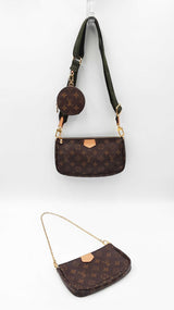 Louis Vuitton Multi Pochette Accessoires In Monogram Coated Canvas Fw0926ccrdu