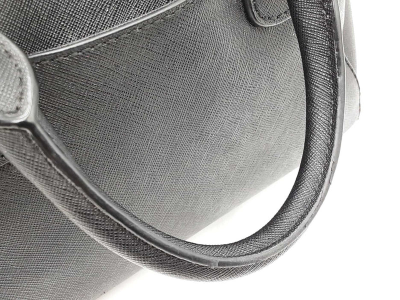 Michael Kors Jet Set Travel Dome Satchel In Black Saffiano Leather Fw0525wxdu