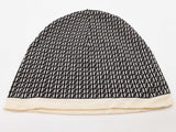 Fendi Mini Ff Logo White Black Thin Beanie Size Tu Do0325lrxde