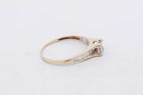 0.36cttw Diamond Ring In 14k Yellow Gold 1.7 Grams Size 9.25 Eb0926oxzsa