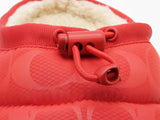 Coach Red Rachelle Monogram Quilted Slippers Size 10b Eb0326crde