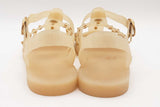 Gucci Beige Gladiator Rubber Sandals Size 12 Eb0925lrxde