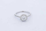 1.32cttw First Light Diamond Ring In 14k White Gold 3 Grams Size 7 Eb0426oxxzde
